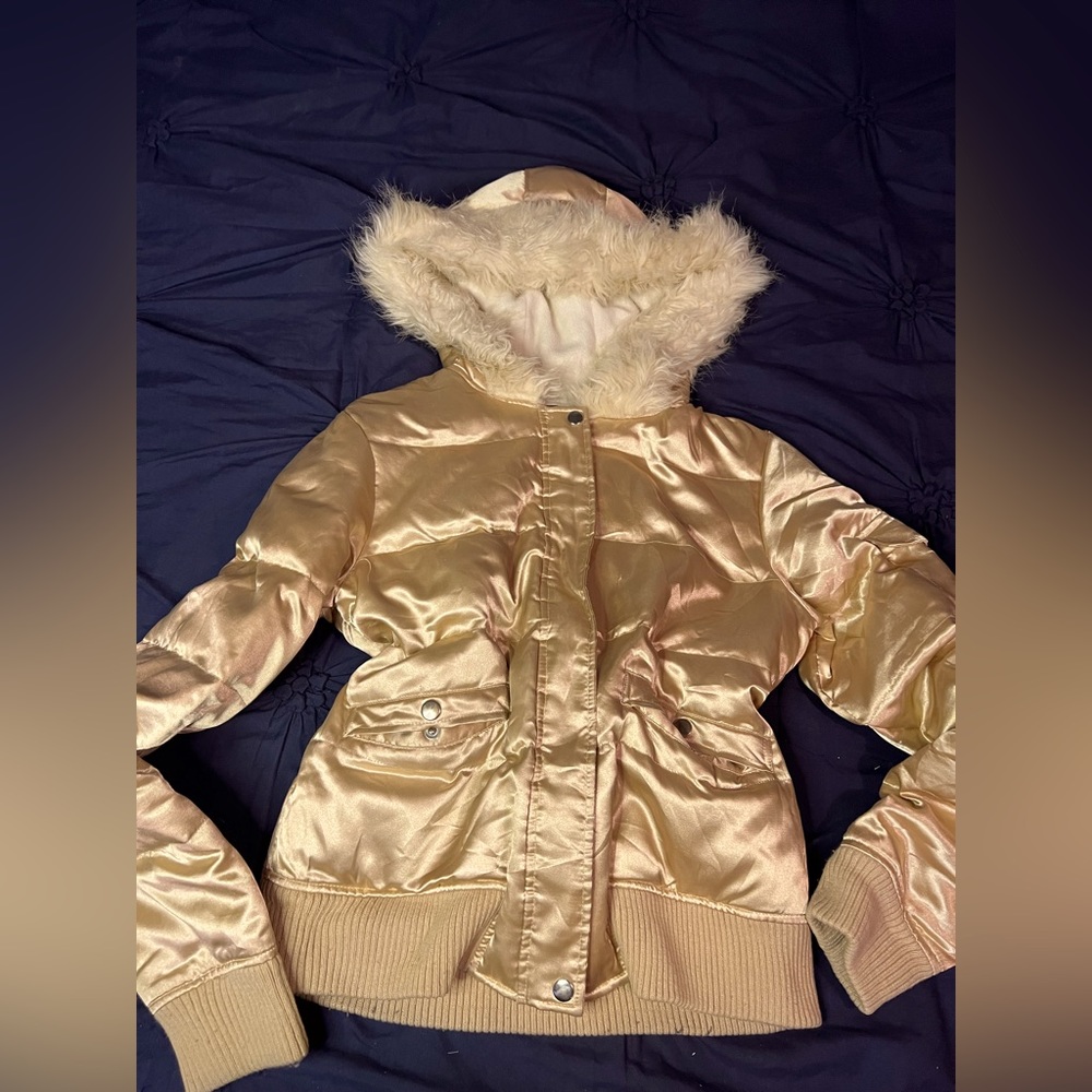 Warm jacket golden size S